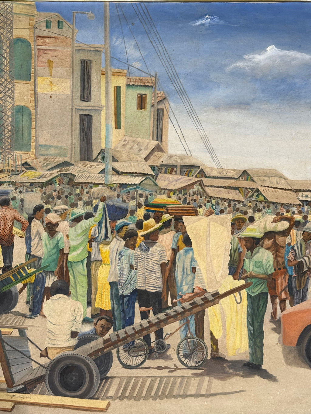 A Market in the Middle of The Street