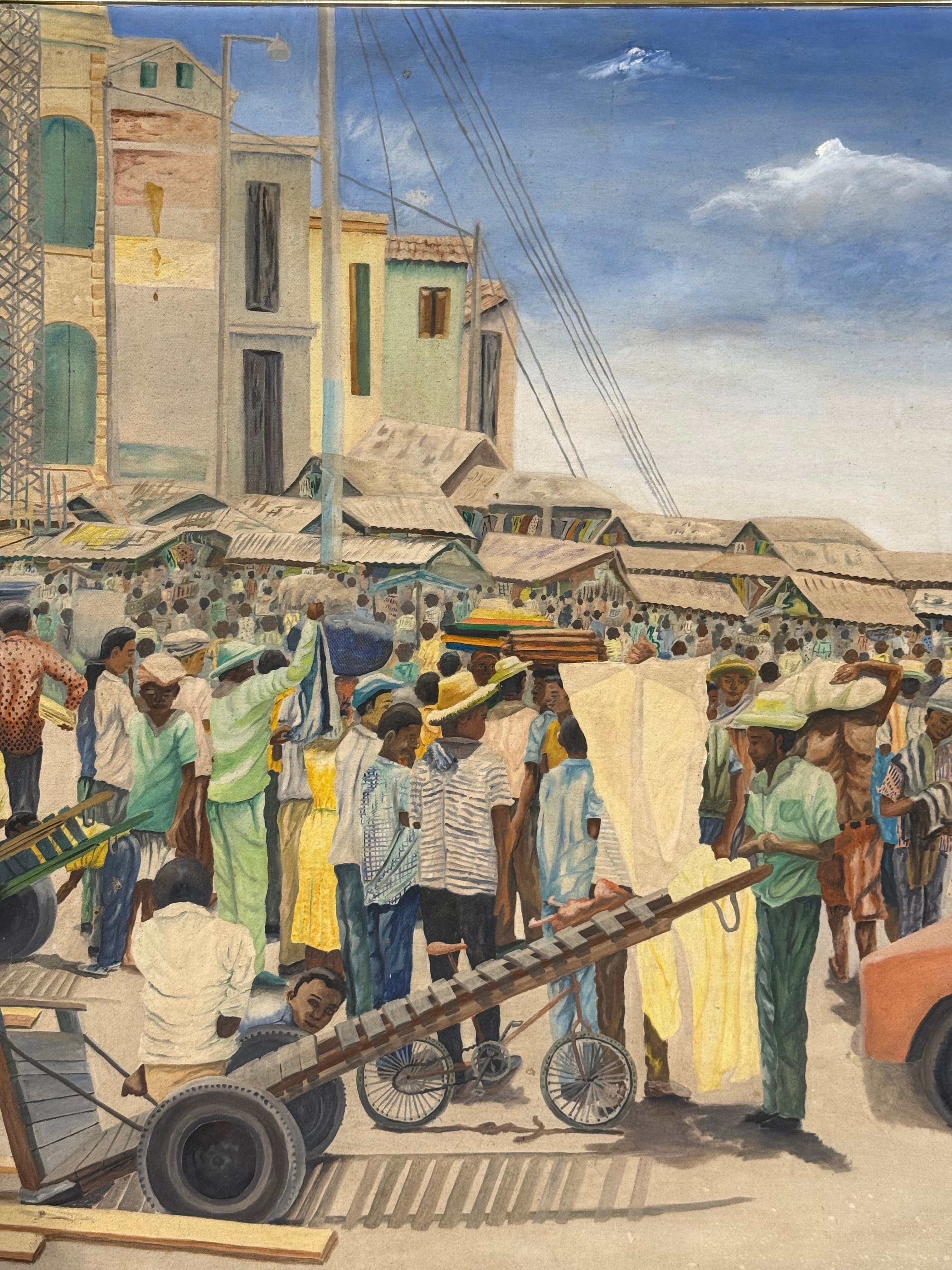 A Market in the Middle of The Street