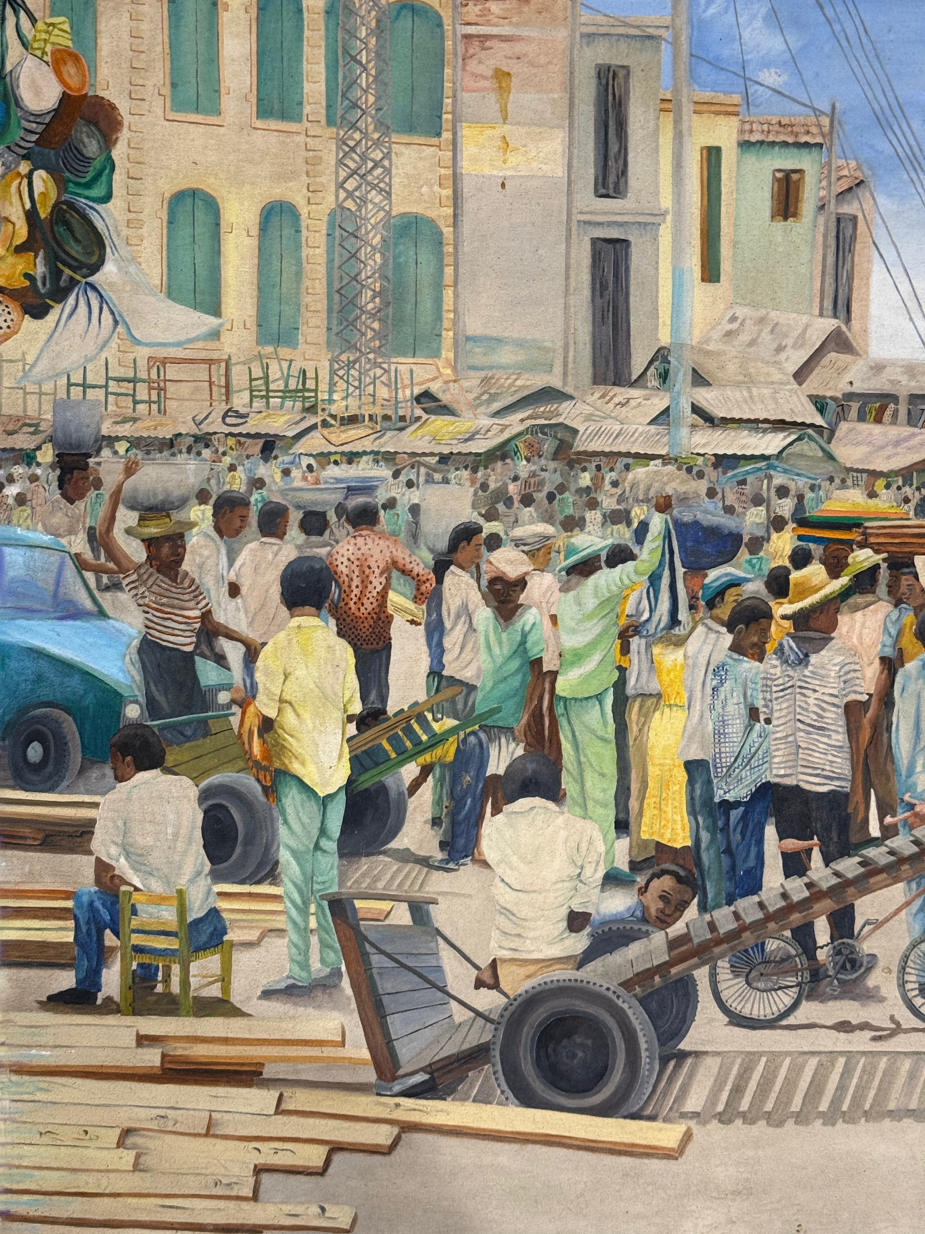 A Market in the Middle of The Street