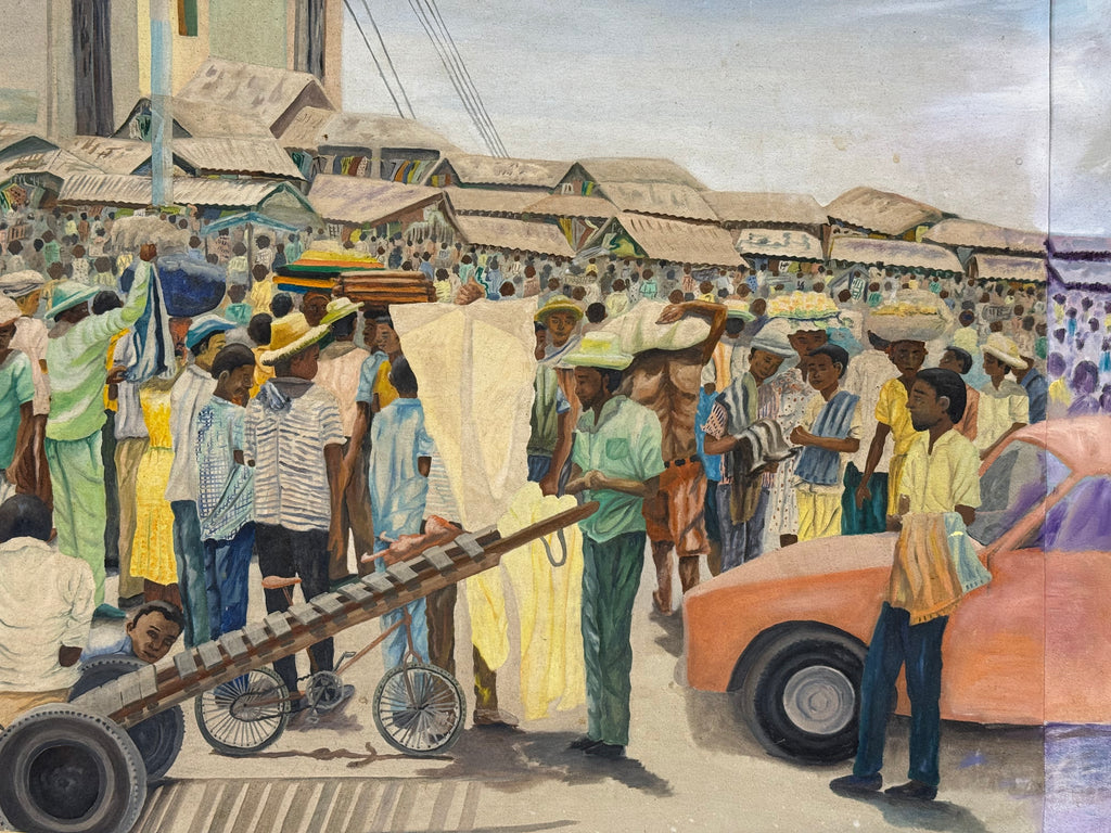 A Market in the Middle of The Street