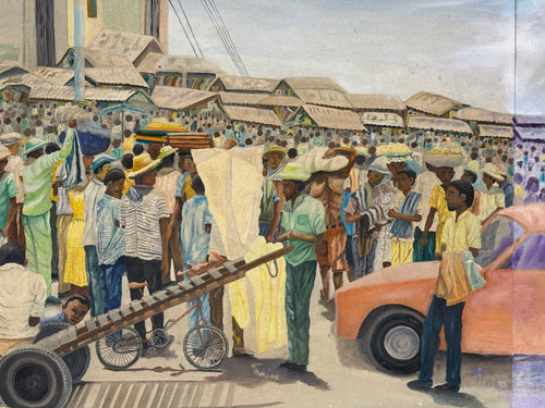 A Market in the Middle of The Street