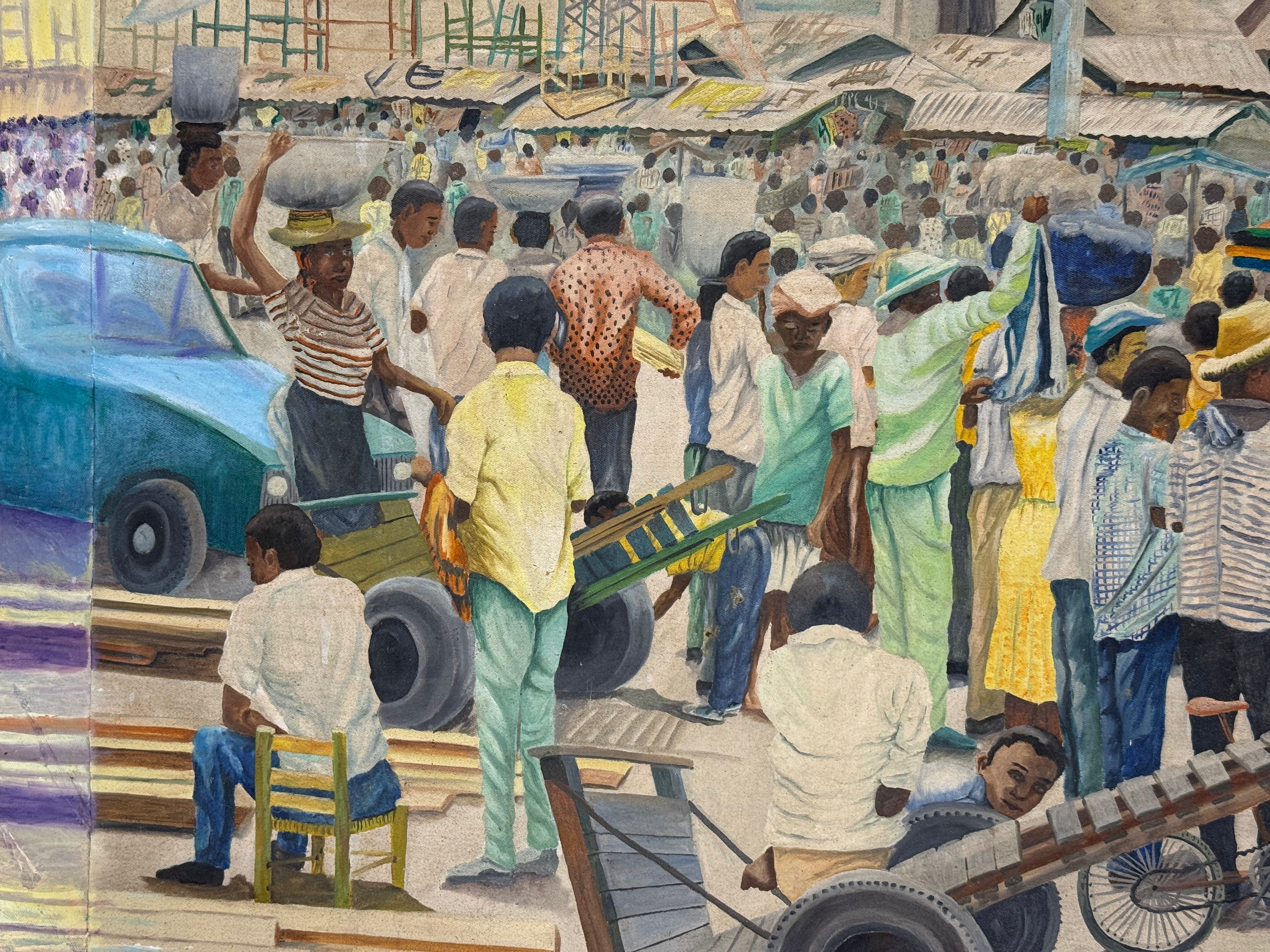 A Market in the Middle of The Street