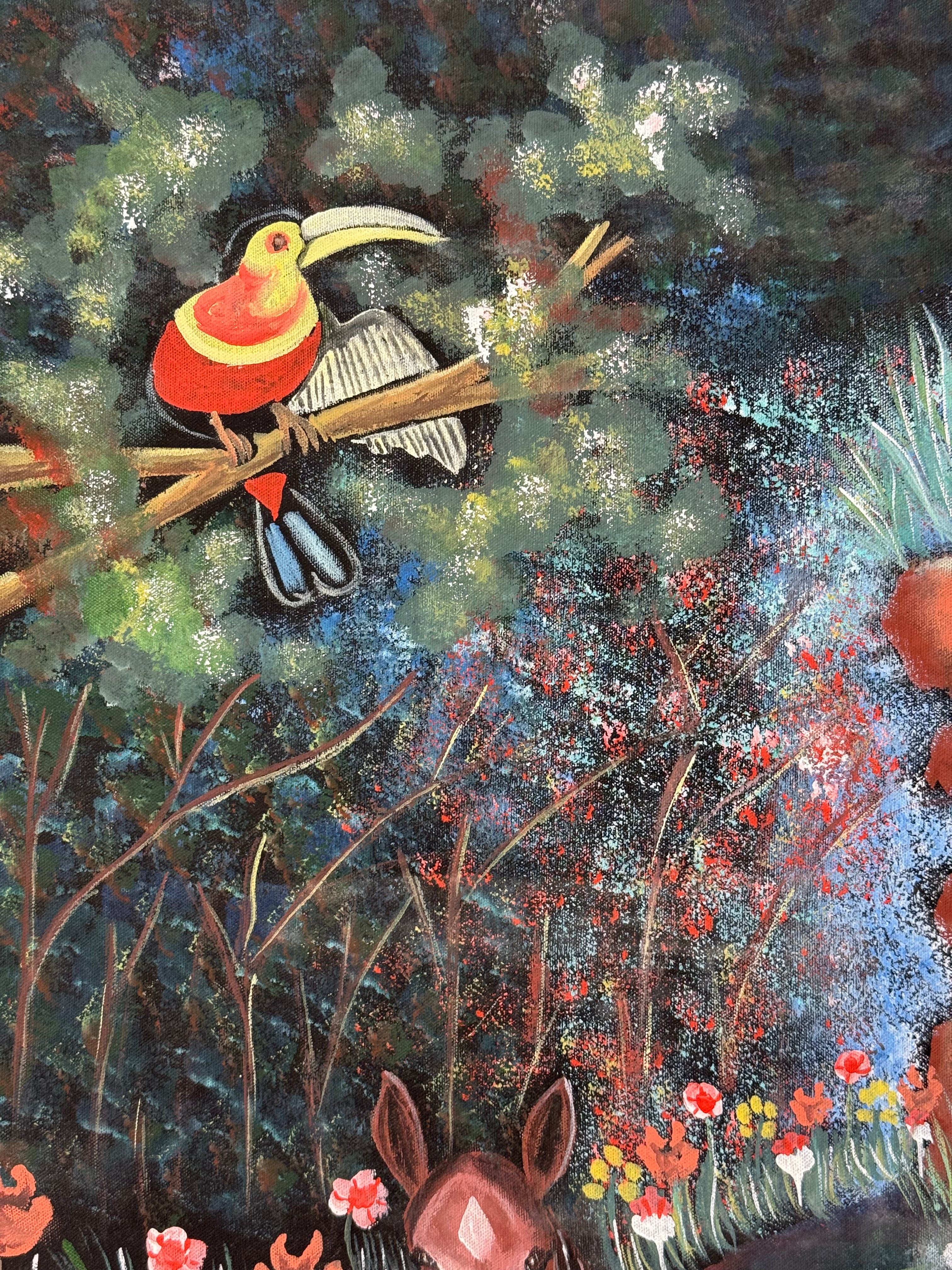 Dialogue Between the Bird and the Horses